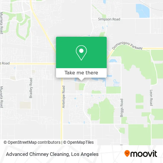 Advanced Chimney Cleaning map