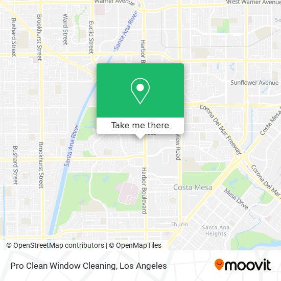 Pro Clean Window Cleaning map