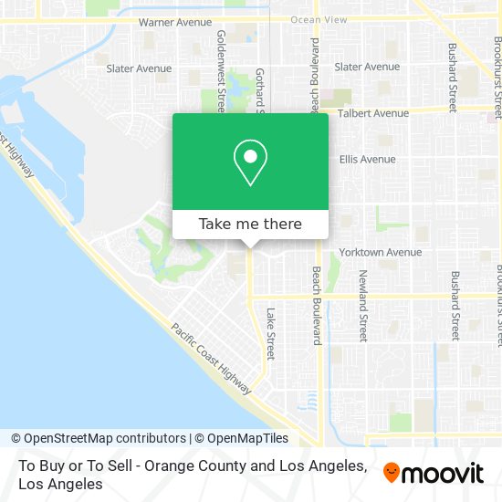 To Buy or To Sell - Orange County and Los Angeles map