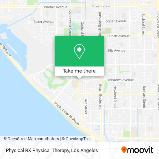 Physical RX Physical Therapy map
