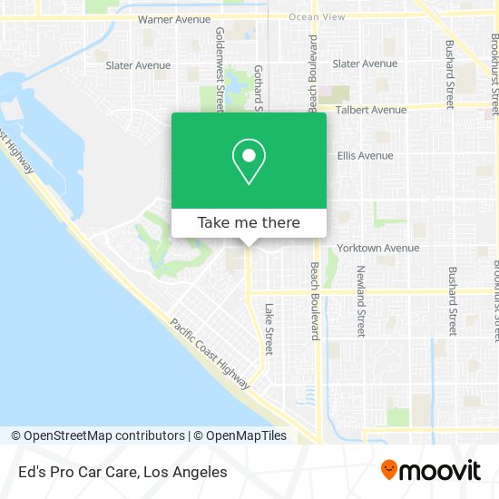 Mapa de Ed's Pro Car Care