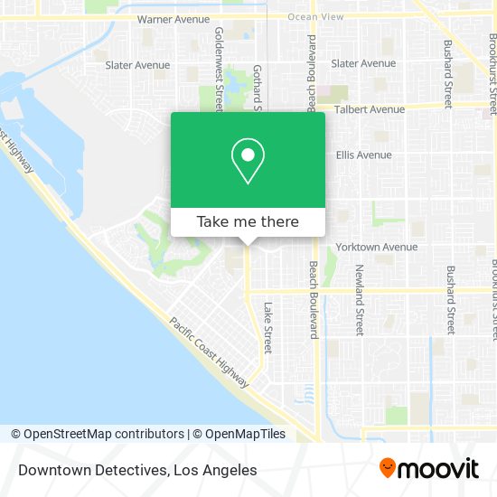 Downtown Detectives map