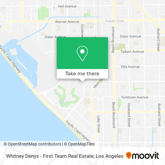 Mapa de Whitney Denys - First Team Real Estate