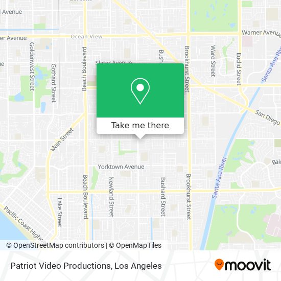 Patriot Video Productions map