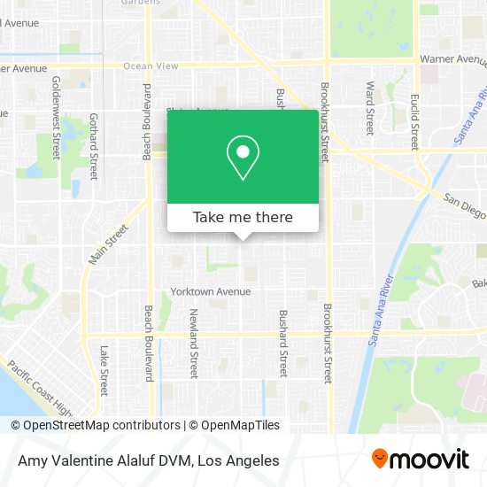 Amy Valentine Alaluf DVM map