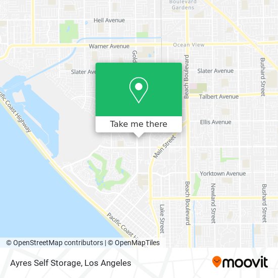 Mapa de Ayres Self Storage