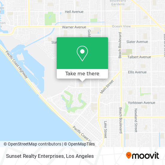 Sunset Realty Enterprises map