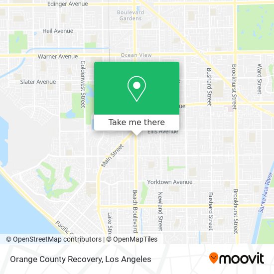 Orange County Recovery map