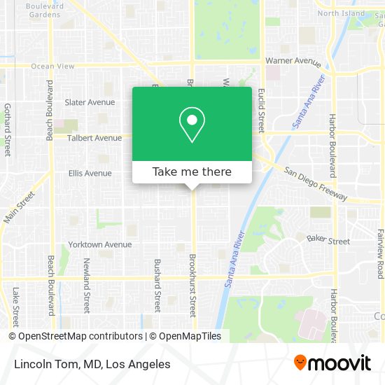 Mapa de Lincoln Tom, MD