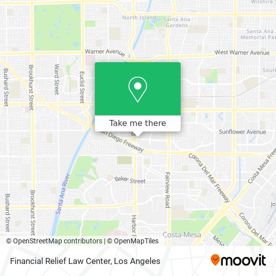Mapa de Financial Relief Law Center