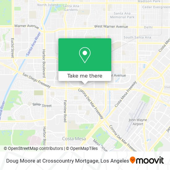 Doug Moore at Crosscountry Mortgage map