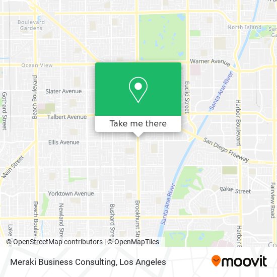 Meraki Business Consulting map