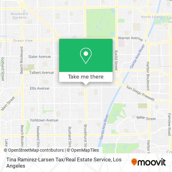 Tina Ramirez-Larsen Tax / Real Estate Service map