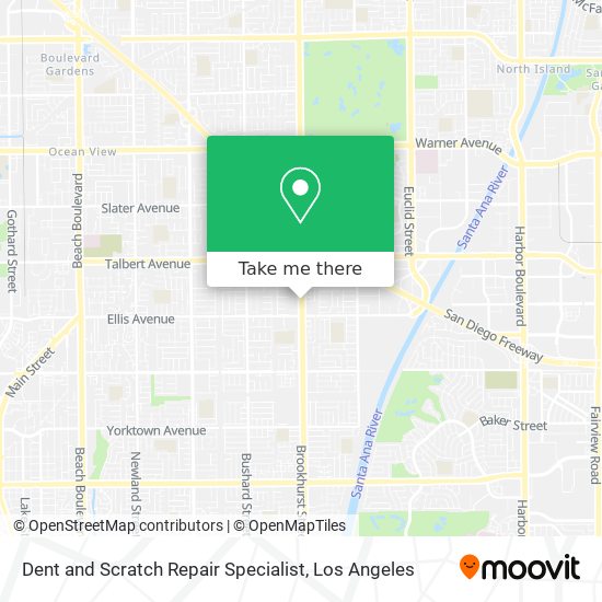 Dent and Scratch Repair Specialist map