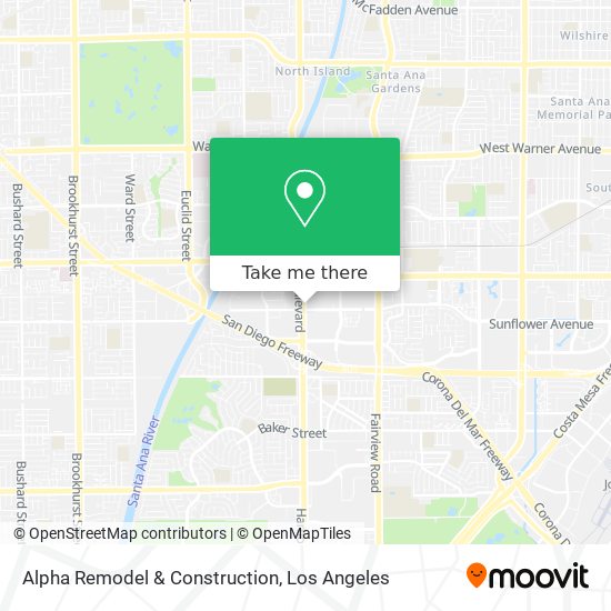 Alpha Remodel & Construction map