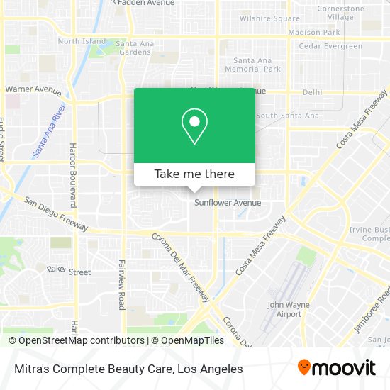 Mitra's Complete Beauty Care map