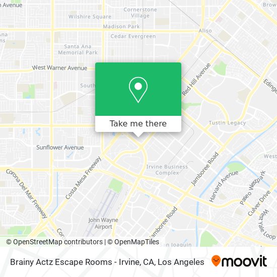 Brainy Actz Escape Rooms - Irvine, CA map