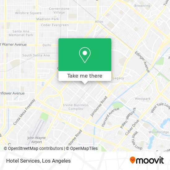 Hotel Services map