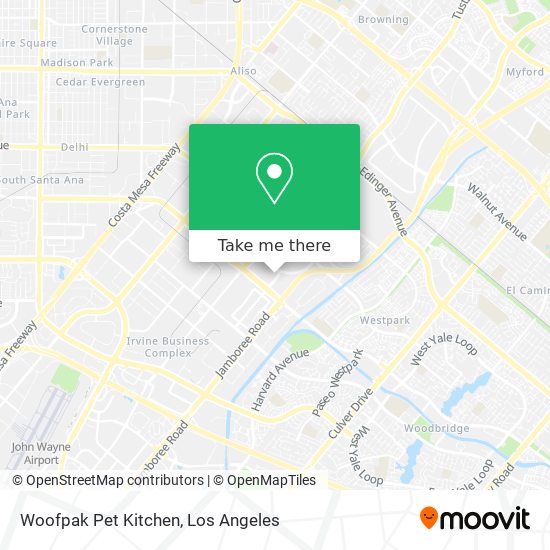 Woofpak Pet Kitchen map