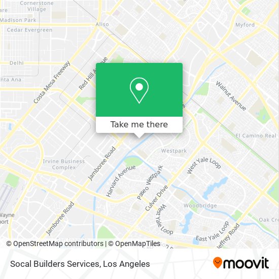 Socal Builders Services map