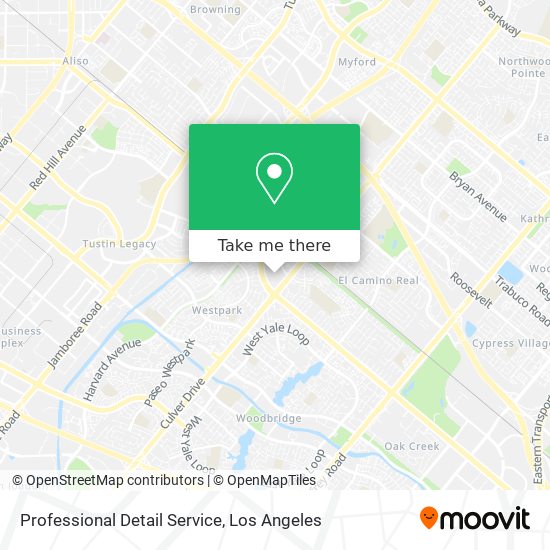 Mapa de Professional Detail Service