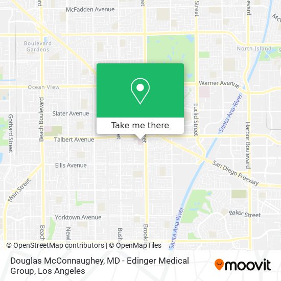 Mapa de Douglas McConnaughey, MD - Edinger Medical Group