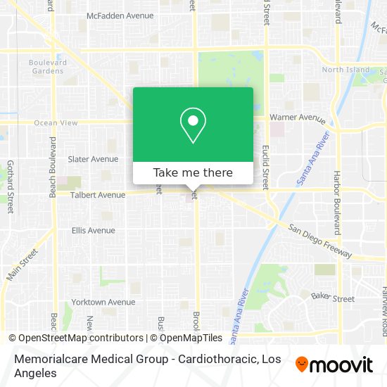 Mapa de Memorialcare Medical Group - Cardiothoracic