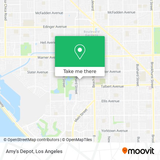 Mapa de Amy's Depot
