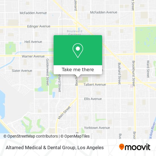 Altamed Medical & Dental Group map
