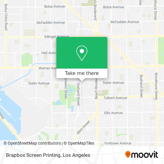 Brapbox Screen Printing map