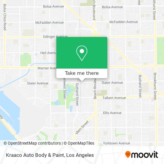 Kraaco Auto Body & Paint map