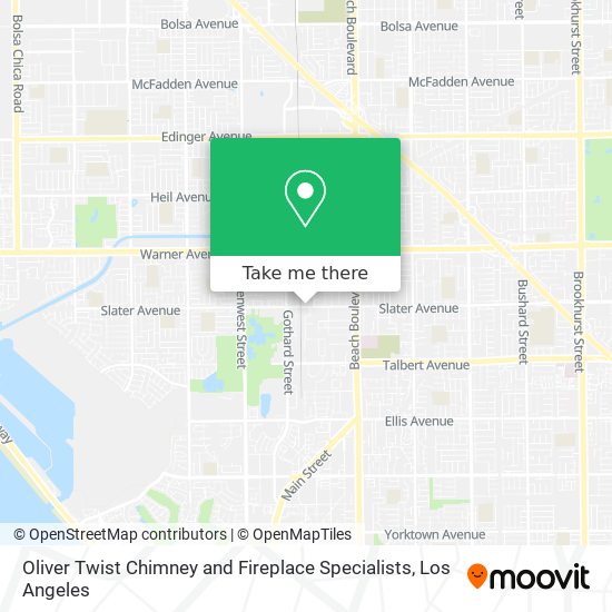 Mapa de Oliver Twist Chimney and Fireplace Specialists