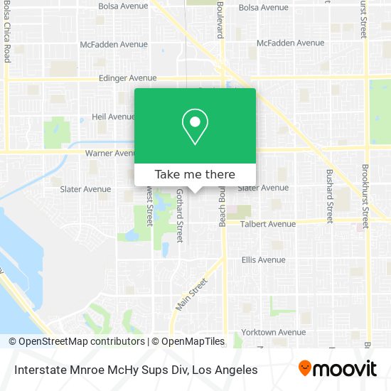 Interstate Mnroe McHy Sups Div map