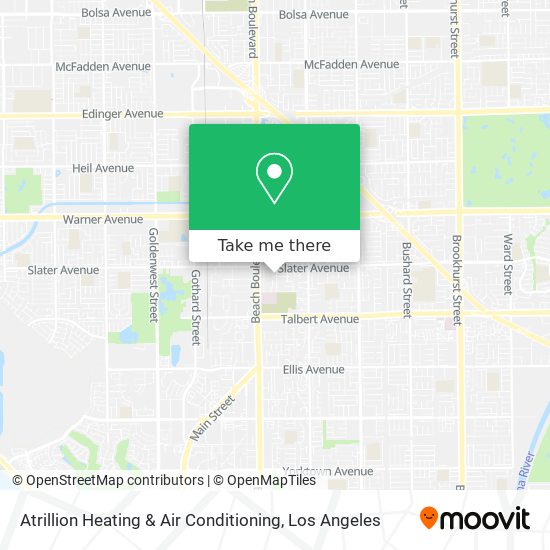 Atrillion Heating & Air Conditioning map