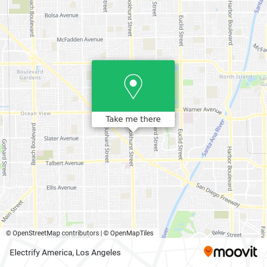Mapa de Electrify America