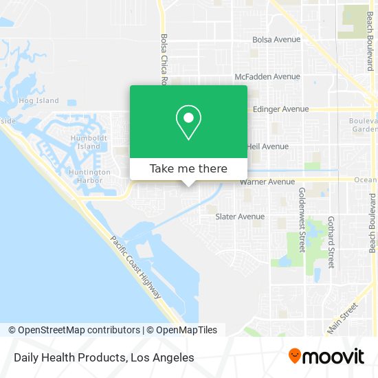 Daily Health Products map