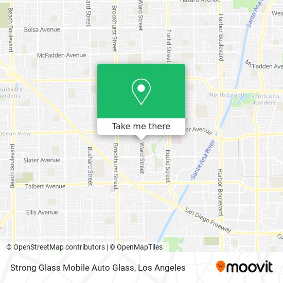 Strong Glass Mobile Auto Glass map
