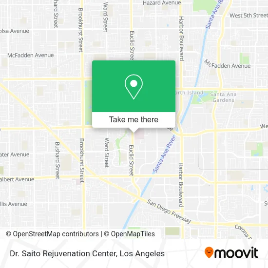 Dr. Saito Rejuvenation Center map