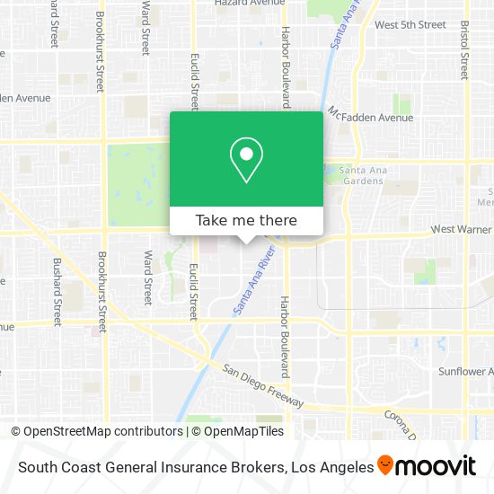 South Coast General Insurance Brokers map