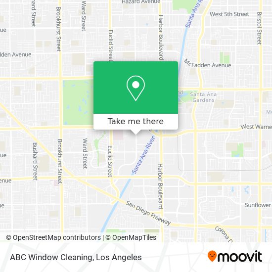 ABC Window Cleaning map