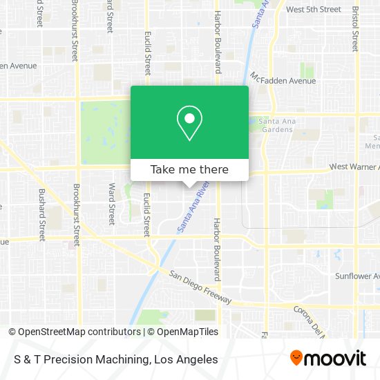 S & T Precision Machining map