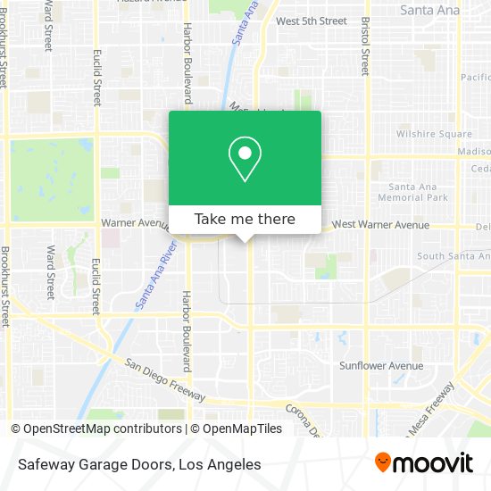Safeway Garage Doors map
