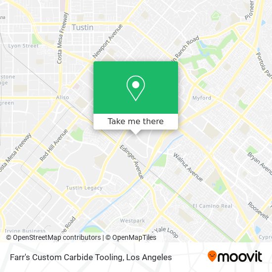 Farr's Custom Carbide Tooling map