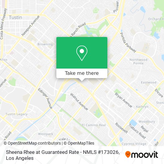 Mapa de Sheena Rhee at Guaranteed Rate - NMLS #173026