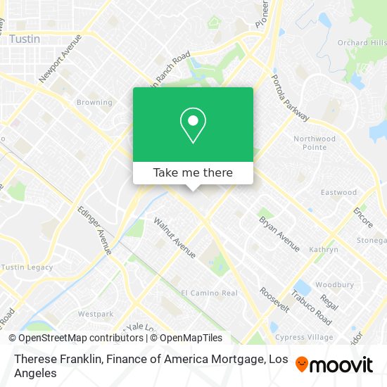 Mapa de Therese Franklin, Finance of America Mortgage