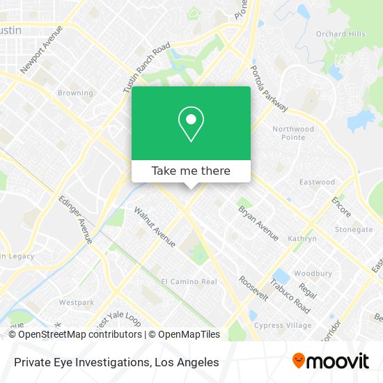 Private Eye Investigations map