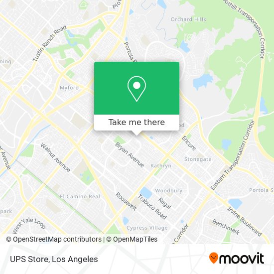 UPS Store map