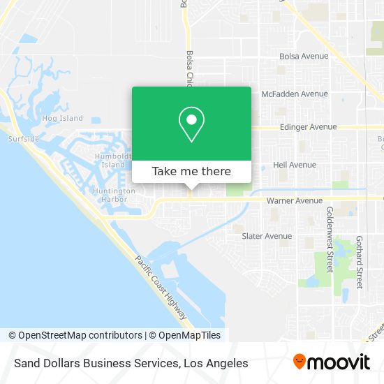 Mapa de Sand Dollars Business Services