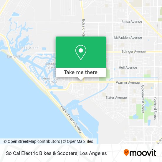 Mapa de So Cal Electric Bikes & Scooters