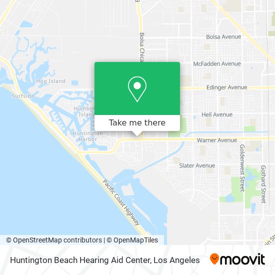 Mapa de Huntington Beach Hearing Aid Center